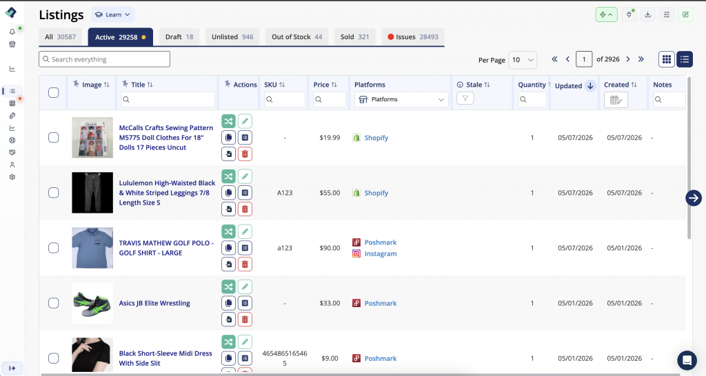 LP catalog with over 25 thousand listings